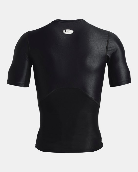 Men's UA Iso-Chill Compression Short Sleeve in Black image number 5